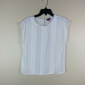Vince Camuto size M white sleeveless blouse